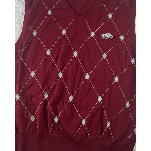 University Of Arkansas Sweater Vest VESI Sportswear Size XXL - Picture 2 of 5